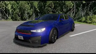 10 minutes of casual driving in a V8 muscle car | BeamNG.Drive