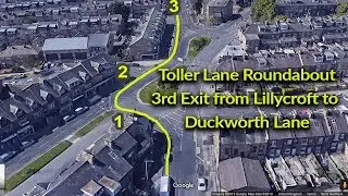 Heaton (Bradford) Test Route ||Toller Lane Roundabout|| Lillycroft to Duckworth lane