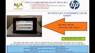 HP Officejet Enterprise Color X555 Printer - M&aacute;y in HP X555dn - May in A4 HP X555dn