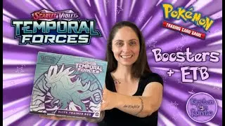 Temporal Forces Pok&eacute;mon Cards💙ETB + Booster Packs✨Got a couple good ones!