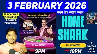 Wheel Of Fortune & Shark Tank Live Season 5 Answers 3 February 2026 | Live Play along Answers Today