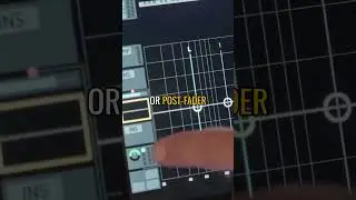 Pre or Post Fader Inserts - Feed into your FX using your fader!