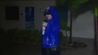 Wind from Hurricane Milton picking up in Daytona Beach