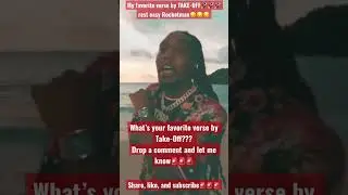 TAKE-OFF&rsquo;s BEST VERSE EVER!!!! #MustSee #short #viralclip #migos #quavo #offset #takeoff #share