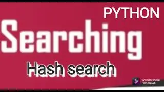 CLASS 12 | PYTHON | Hash search algorithm| CHAPTER 06 | #python #hashingindatastructure