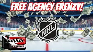 NHL Free Agency Begins  FREE AGENT FRENZY LIVE! | NJ Devils Sign Jake Allen Connor Brown & Dadonov