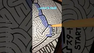 Drawing My Own Mazes ✏️🖼️ #maze #puzzle #games #drawing  #shorts #art