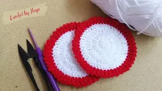 wow!!! Very easy crochet motif flower motif making | crochet coaster #crochet