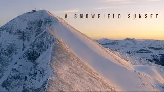 A Snowfield Sunset | Big Sky Resort