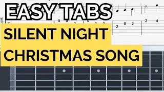 Silent Night &ndash; EASY TABS (Christmas song) Learn it FAST!
