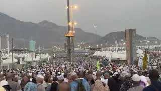 Hajj 2024 .After throwing stones at Jamarat, heading back to Mina 