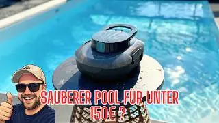 Pool reinigen für kleines Geld! Talosbo Pleco S1 im Test (Unboxing & Praxis) Pool Herbstreinigung