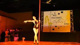 Elena Gibson in Miss Pole Dance Brazil World