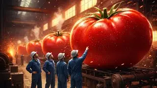 How Tomato Chips Are Made in a Factory  Inside an Automated Food Production Line automated food prod