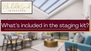 What's included in the staging rental kit?   WildKind Interiors answers your questions