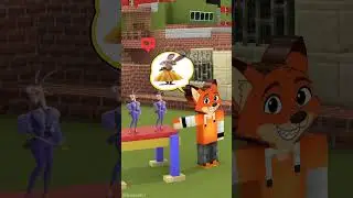 Old Nick Wilde and Nick Wilde with Gazelle!