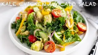 The Best Kale Chicken Avocado Salad Recipe