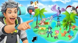😲 When I play Pokemon Go on this 🤫 Secret Island 🏝️