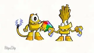 Mixels Electroids max animation