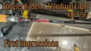 Dobyns Kaden 7'1 Medium Light Spinning Rod! - First Impressions!