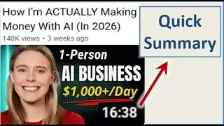 How I&rsquo;m ACTUALLY Making Money With AI (In 2026)  - Quick Summary from Wholesale Ted