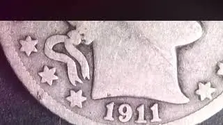 1911 BARBER HALF DOLLAR: 1,406,000 MINTED