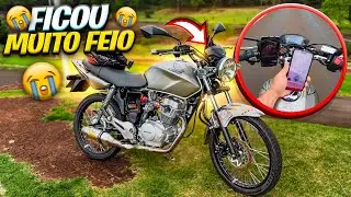 TESTEI O PAINEL DIGITAL DA 150 NA PISTA MARCA VELOCIDADE CERTO MAS MATA A MOTO 🥵