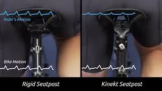 Kinekt Active suspension seatpost vs. Rigid post