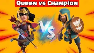 Royal Champion vs Archer Queen Comparison - Clash of Clans