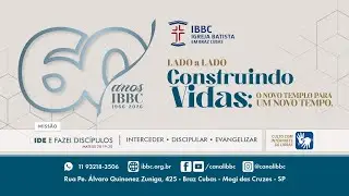 Culto IBBC ao vivo | Culto da virada | Quarta feira - 31/12/2025 - 21h