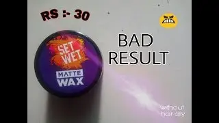 SET WET HAIR WAX REVIEW  /  (2019)