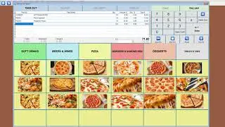 Restaurant POS screen setup and operation