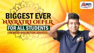 Biggest Ever NAVRATRI OFFER 🥳 CA CS CMA Students | MEPL- Mohit Agarwal