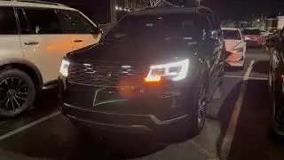 2018 ford explorer with car led hood light