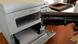 How to replace the Samsung SCX-4521FS Toner Cartridge Part 1