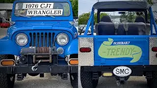 Full Tour of a 1976 Jeep Wrangler CJ7 V8 | Exterior, Interior, Engine, Under Body Etc. ( $18,000 )