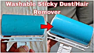 Never Buy Another Lint Roller - Washable Solution | Reusable Sticky Dust & Hair Remover