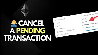 How to Cancel a  *PENDING* transaction on Ethereum (ALL PLATFORMS)