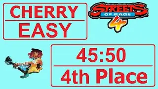 NEW PB: Cherry Easy Arcade 1CC Streets Of Rage speedrun in 45:50