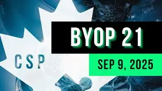Bring Your Own Puzzle Speed Run #21: Your Hardest Puzzle #byopuzzle
