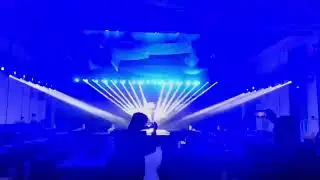 Professional stage lighting project case. Light Show.