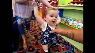 Lillie Mae Gets Her First Walking Shoes
