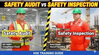 Safety Audit vs Safety Inspections | Difference Between Audit&Inspection | Q&A PDF in des box below.