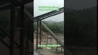 200TPH cone crusher production line for making aggregate #quarry #aggregate #crusher