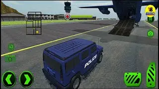 US Police Transport Plane Hummer Car Driving #2 - Android Gameplay 1080p60