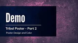 Illustrator Demo - Tribal Poster, Part 1