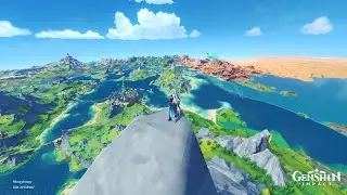The whole map from one point~Genshin impact