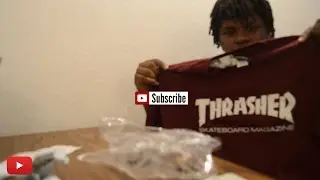 THRASHER MAGAZINE T SHIRT UNBOXING + 2017 XXL REVIEW !!!