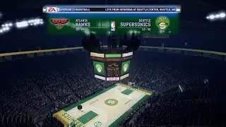 Atlanta Hawks Vs Seattle Supersonics NBA Live 06 Simulation