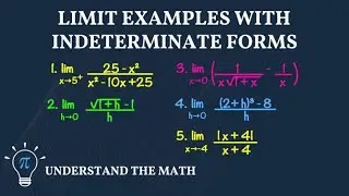 Example Problems: Evaluating Limits With Indeterminate Forms | Calculus I